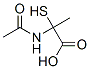 N-Acetyl-2-mercapto-DL-alanine Structure