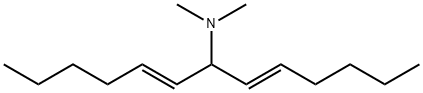 (5E,8E)-N,N-ジメチル-5,8-トリデカジエン-7-アミン 化学構造式