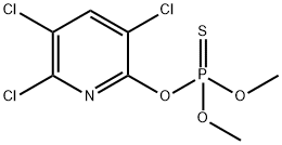 Thiophosphorsäure-O,O-dimethyl-O-(3,5,6-trichlor-2-pyridinyl)ester