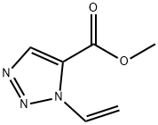 1H-1,2,3-Triazole-5-carboxylicacid,1-ethenyl-,methylester(9CI) Struktur