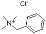 ベンジルトリメチルアンモニウムクロリド 化学構造式