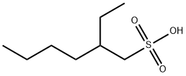2-エチル-1-ヘキサンスルホン酸 化学構造式