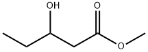 3-ヒドロキシペンタン酸メチル 化学構造式