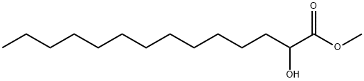 2-羟基十四烷酸甲酯 结构式