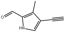 1H-Pyrrole-2-carboxaldehyde, 4-ethynyl-3-methyl- (9CI) Struktur