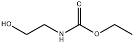 N-(2-ヒドロキシエチル)カルバミン酸エチル 化学構造式