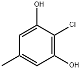 1,3-Benzenediol,  2-chloro-5-methyl- Struktur