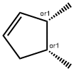cis-3,4-dimethylcyclopentene Structure