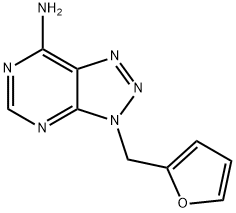 3-(2-Furanylmethyl)-3H-1,2,3-triazolo[4,5-d]pyrimidin-7-amine Structure