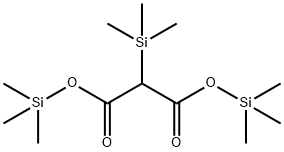 (Trimethylsilyl)malonic acid bis(trimethylsilyl) ester Structure