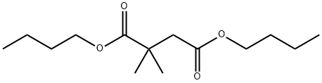 2,2-Dimethylbutanedioic acid dibutyl ester Structure