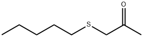 1-(ペンチルチオ)-2-プロパノン 化学構造式