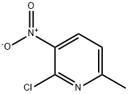 2-氯-3-硝基-6-甲基吡啶 结构式