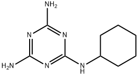 Cyclohexylmelamine Struktur