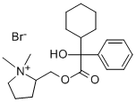 oxypyrronium bromide Struktur