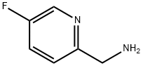 5-氟-2-吡啶甲胺 结构式