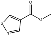 4-Isothiazolecarboxylic acid, Methyl ester Structure