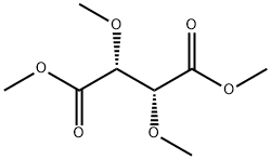 (2R,3R)-2,3-ジメトキシブタン二酸ジメチル 化学構造式
