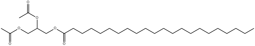 2,3-bis(acetoxy)propyl docosanoate Structure