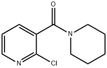 2-CHLORO-3-(PIPERIDIN-1-YLCARBONYL)PYRIDINE Structure