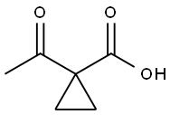 CYCLOPROPANECARBOXYLIC ACID, 1-ACETYL- Struktur