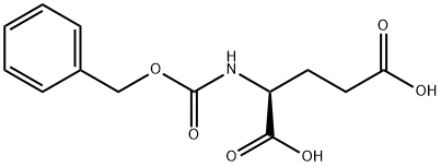 CBZ-DL-グルタミン酸 化学構造式