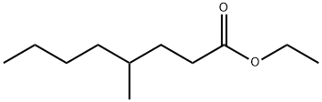 4-メチルオクタン酸エチル 化学構造式