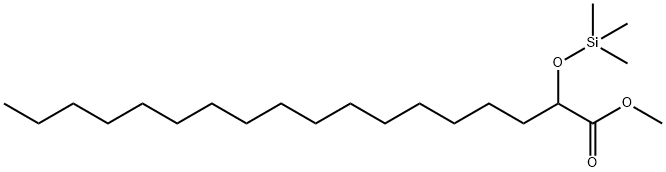2-(Trimethylsilyloxy)stearic acid methyl ester Structure