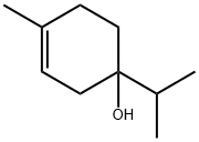 (±)-テルピネン-4-オール 化学構造式