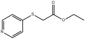 Acetic acid, (4-pyridinylthio)-, ethyl ester (9CI) Structure