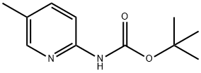 2-(BOC- 氨基)-5-甲基吡啶 结构式