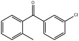 (3-氯苯基)(邻甲苯基)甲酮 结构式