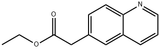 6-喹啉乙酸乙酯, 5622-38-8, 结构式