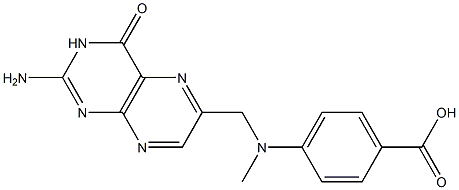 4-[Methyl[(2-amino-4-hydroxypteridine)-6-ylmethyl]amino]benzoic acid