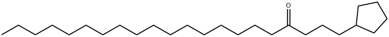 1-Cyclopentylhenicosan-4-one 结构式