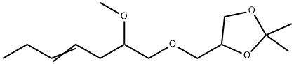 4-[[(2-Methoxy-4-heptenyl)oxy]methyl]-2,2-dimethyl-1,3-dioxolane Structure