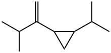 1-(1-Methylethyl)-2-(2-methyl-1-methylenepropyl)cyclopropane Structure