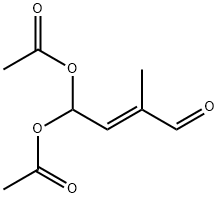 (E)-3-formylbut-2-endiyl diacetate Structure