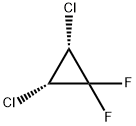 Cyclopropane, 2,3-dichloro-1,1-difluoro-, cis- (9CI) Struktur