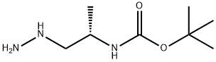 Carbamic acid, [(1S)-2-hydrazino-1-methylethyl]-, 1,1-dimethylethyl ester (9CI) Structure