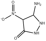 3-Pyrazolidinone, 5-amino-4-nitro- (9CI) Structure