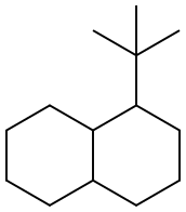 1-(1,1-Dimethylethyl)decahydronaphthalene Struktur