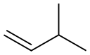 3-メチル-1-ブテン 化学構造式