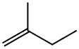2-甲基-1-丁烯, 563-46-2, 结构式