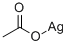 乙酸银, 563-63-3, 结构式