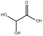 Glyoxylic acid monohydrate Struktur