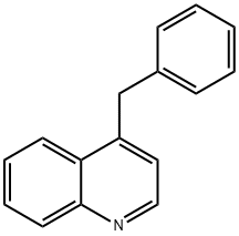 4-ベンジルキノリン 化学構造式
