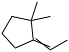 2-亚乙基-1,1-二甲基环戊烷 结构式