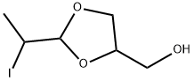 2-(1-iodoethyl)-1,3-dioxolan-4-ylmethanol Struktur