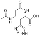 N-乙酰肌肽, 56353-15-2, 结构式